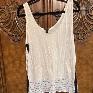 J. Crew Cream and Black Tank Top (R)